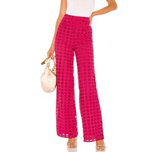 NWOT Lovers and Friends Haley Pant in magenta size small